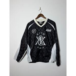 supreme pin stripe crewneck heather grey